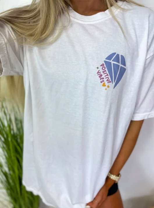 "Be Kind" Positive Vibes Graphic Tee