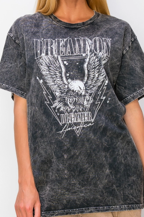 "Dream On" Eagle Graphic Tee